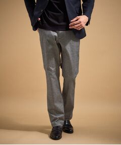 TAKEO KIKUCHI / タケオキクチ パンツ | 【銘品】播州織り ヘリンボン ストレートパンツ