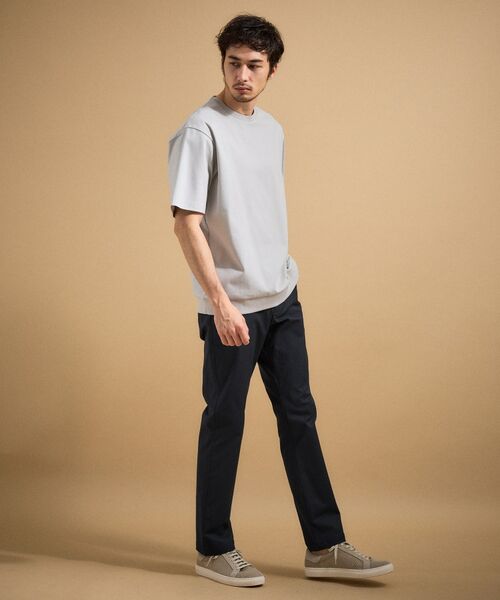 TAKEO KIKUCHI / タケオキクチ パンツ | 【銘品】播州織り ヘリンボン ストレートパンツ | 詳細20