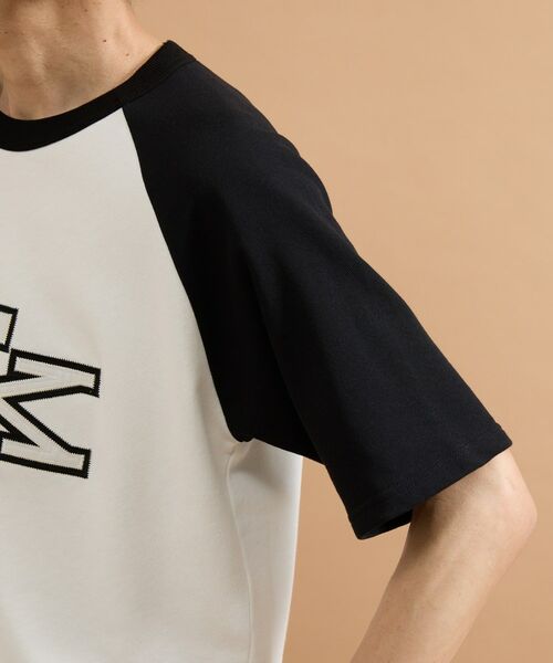 TAKEO KIKUCHI / タケオキクチ Tシャツ | カレッジ風TKラグラン配色ミニ裏毛T | 詳細8