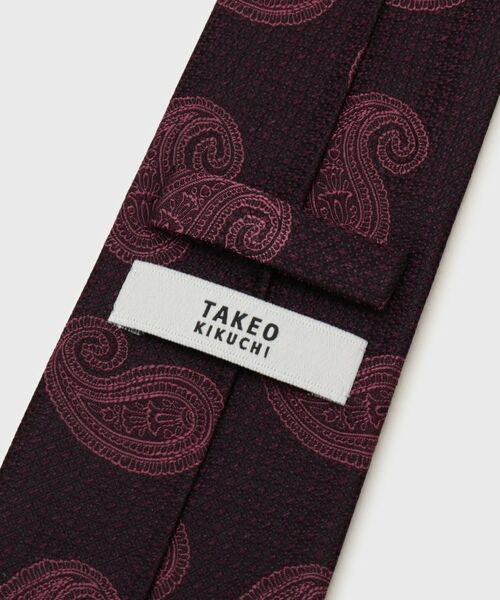 TAKEO KIKUCHI / タケオキクチ ネクタイ | 【SILK TOP】京都丹後メランジ ペイズリーネクタイ | 詳細5