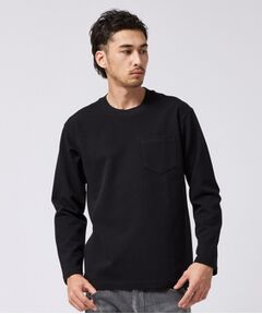 TAKEO KIKUCHI / タケオキクチ カットソー | 2重編みガーター ボーダー 長袖 Tシャツ