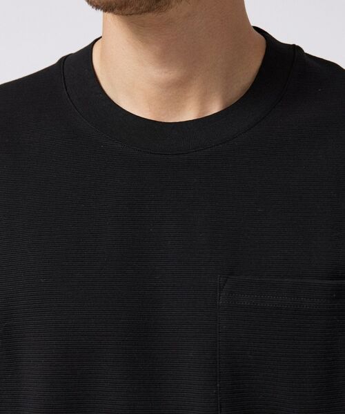 TAKEO KIKUCHI / タケオキクチ カットソー | 2重編みガーター ボーダー 長袖 Tシャツ | 詳細13