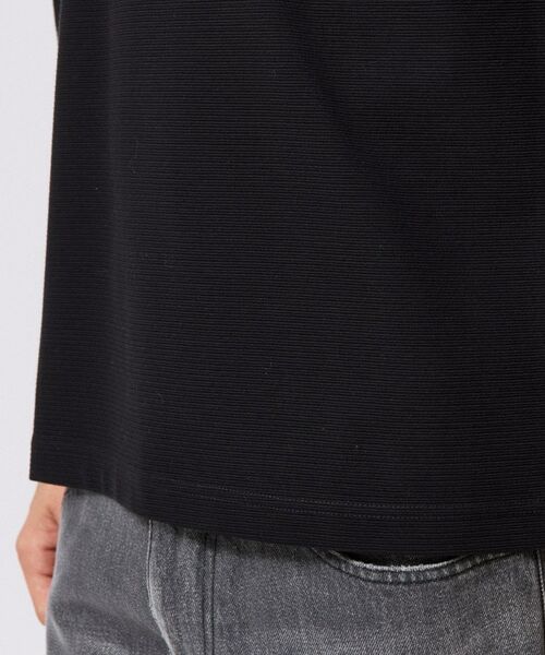 TAKEO KIKUCHI / タケオキクチ カットソー | 2重編みガーター ボーダー 長袖 Tシャツ | 詳細15