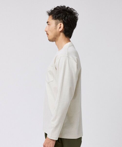 TAKEO KIKUCHI / タケオキクチ カットソー | シルケット ボーダー 長袖 Tシャツ | 詳細11