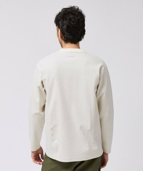 TAKEO KIKUCHI / タケオキクチ カットソー | シルケット ボーダー 長袖 Tシャツ | 詳細12