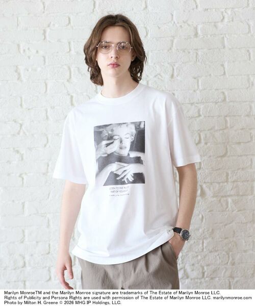 TAKEO KIKUCHI / タケオキクチ Tシャツ | 【別注】マリリン・モンロー/フォトTシャツ | 詳細13