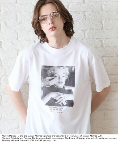TAKEO KIKUCHI / タケオキクチ Tシャツ | 【別注】マリリン・モンロー/フォトTシャツ | 詳細14