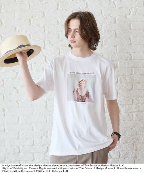 TAKEO KIKUCHI / タケオキクチ Tシャツ | 【別注】マリリン・モンロー/フォトTシャツ | 詳細3