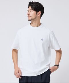 TAKEO KIKUCHI / タケオキクチ カットソー | 【汗染み軽減】フェイクレイヤー ワンポイント プルオーバー