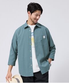 TAKEO KIKUCHI / タケオキクチ シャツ・ブラウス | JFP DotAir（R）サッカー7分袖シャツ