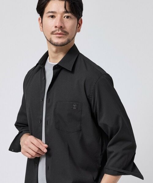 TAKEO KIKUCHI / タケオキクチ シャツ・ブラウス | JFP DotAir(R)サッカー7分袖シャツ | 詳細2