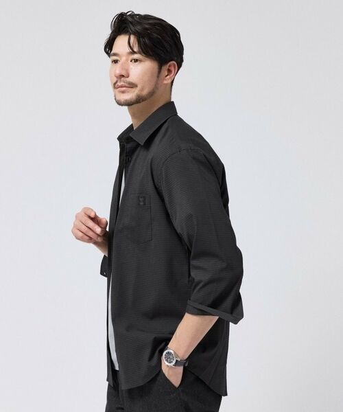 TAKEO KIKUCHI / タケオキクチ シャツ・ブラウス | JFP DotAir(R)サッカー7分袖シャツ | 詳細3