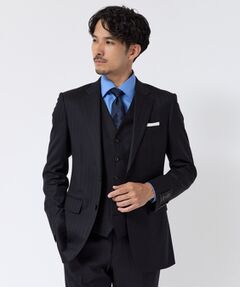 TAKEO KIKUCHI / タケオキクチ セットアップ | シャイニーシャーク ストライプスーツ／スリーピース対応