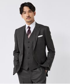 TAKEO KIKUCHI / タケオキクチ セットアップ | シャイニーシャーク ストライプスーツ／スリーピース対応