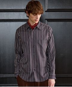 TAKEO KIKUCHI / タケオキクチ シャツ・ブラウス | 【BOWLER HAT LABEL】日本製オルタネートストライプシャツ