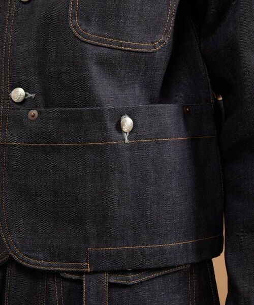 TAKEO KIKUCHI / タケオキクチ Gジャン・デニムジャケット | 【525DENIM】14ozデニム カバーオール | 詳細16