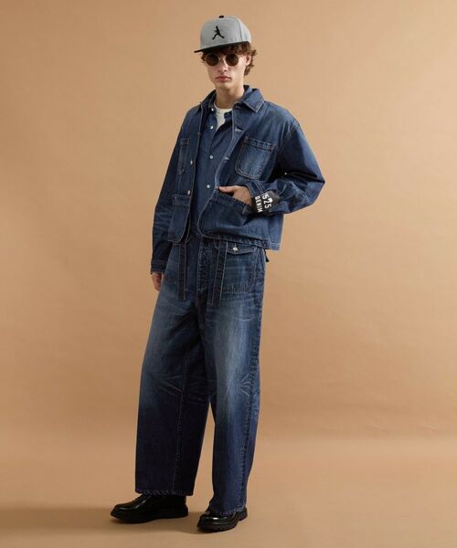 TAKEO KIKUCHI / タケオキクチ Gジャン・デニムジャケット | 【525DENIM】14ozデニム カバーオール | 詳細3