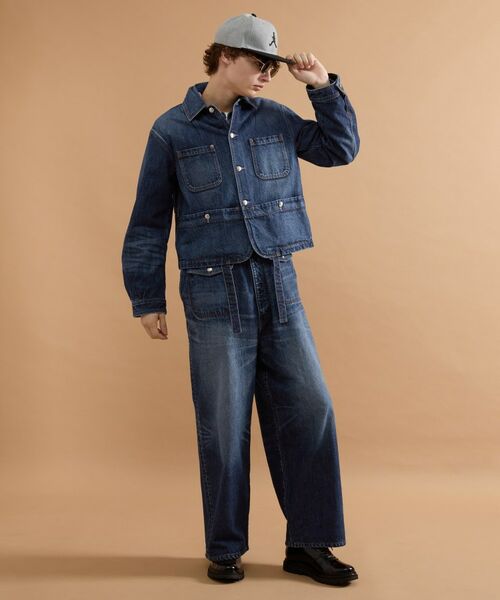 TAKEO KIKUCHI / タケオキクチ Gジャン・デニムジャケット | 【525DENIM】14ozデニム カバーオール | 詳細4