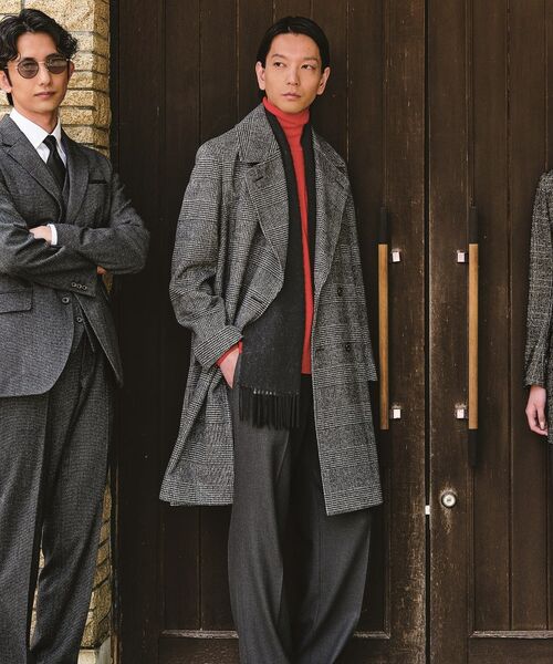 TAKEO KIKUCHI / タケオキクチ パンツ | 【BOWLER HAT LABEL】ウォームストレッチ ワイドパンツ | 詳細6