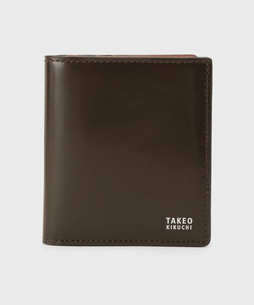 TAKEO KIKUCHI / タケオキクチ 財布・コインケース・マネークリップ | 【コードバン調】クラシックライン純札（じゅんさつ）2つ折り（ブラウン(043)）