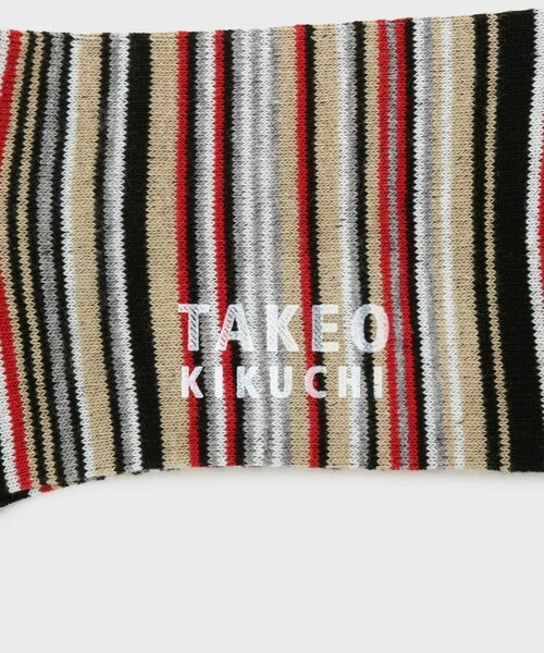 TAKEO KIKUCHI / タケオキクチ ソックス | 【BOWLER HAT LABEL】マルチボーダーソックス | 詳細4