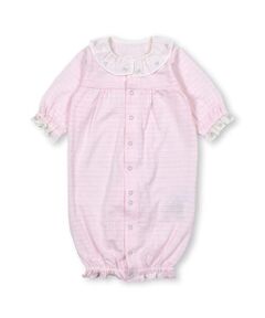 Tartine et Chocolat / タルティーヌ エ ショコラ ロンパース | 日本製 コットン メッシュ 天竺 襟 刺繍 2WAY ベンリオール ベビー (50-75cm)