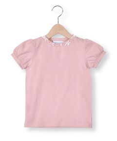 ベア天サテンリボンTシャツ(90~140cm)