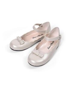 Tartine et Chocolat / タルティーヌ エ ショコラ ブーツ（ショート丈） | 日本製 リボン スカラップ シューズ (17~20cm)