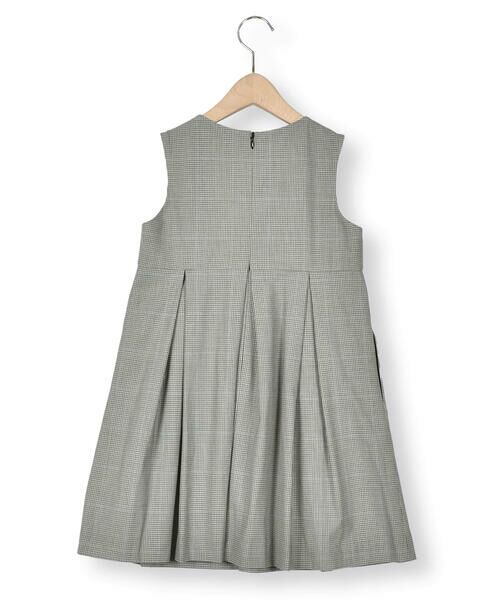 KIVANGチェックジャンパースカート(80〜140cm) （ミニ・ひざ丈スカート 