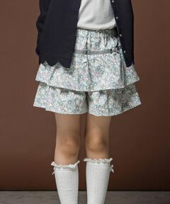 【お揃い】【日本製】リバティ(Michelle)シャツコールキュロットパンツ(90〜140cm)