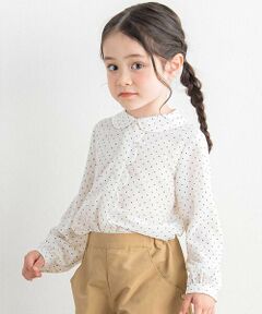 Tartine et Chocolat / タルティーヌ エ ショコラ シャツ・ブラウス | フェミニッシュデシンドットブラウス(100~140cm)