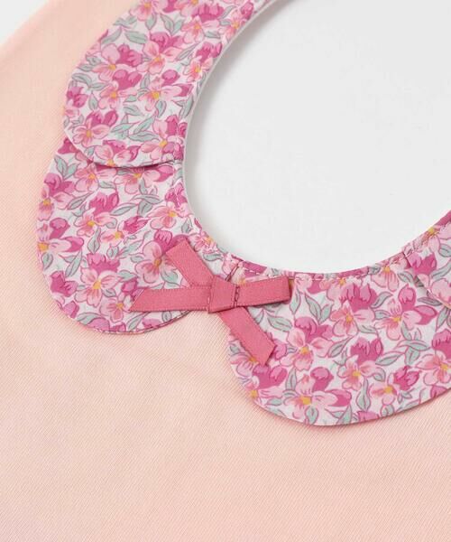 Tartine et Chocolat / タルティーヌ エ ショコラ スタイ・ビブ | 【お揃い】リバティ(Aralia Pansy)タナローン襟スタイベビー | 詳細3