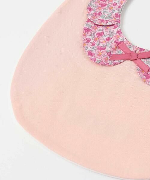 Tartine et Chocolat / タルティーヌ エ ショコラ スタイ・ビブ | 【お揃い】リバティ(Aralia Pansy)タナローン襟スタイベビー | 詳細4