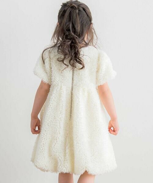 Tartine et Chocolat / タルティーヌ エ ショコラ ミニ丈・ひざ丈ワンピース | テープチュールフェザーバルーンワンピース(90~140cm) | 詳細3