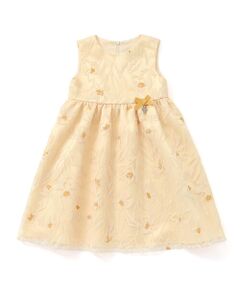 Tartine et Chocolat / タルティーヌ エ ショコラ ミニ丈・ひざ丈ワンピース | 【日本製】ワッシャーオーガンジーフロッキープリントワンピース(100~140cm)