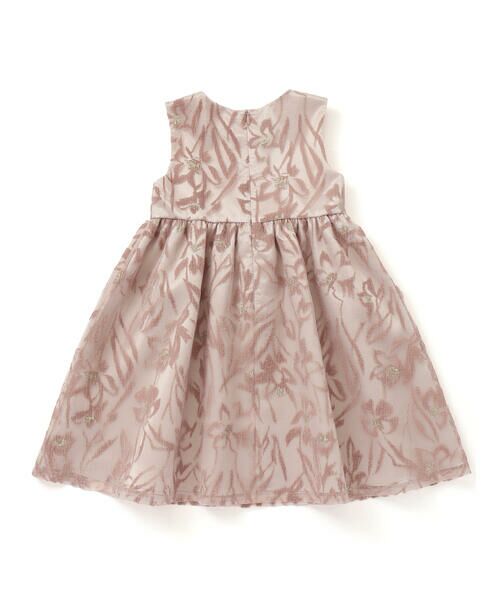 Tartine et Chocolat / タルティーヌ エ ショコラ ミニ丈・ひざ丈ワンピース | 【日本製】ワッシャーオーガンジーフロッキープリントワンピース(100~140cm) | 詳細6