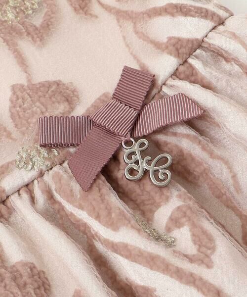 Tartine et Chocolat / タルティーヌ エ ショコラ ミニ丈・ひざ丈ワンピース | 【日本製】ワッシャーオーガンジーフロッキープリントワンピース(100~140cm) | 詳細9