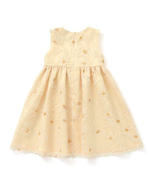 Tartine et Chocolat / タルティーヌ エ ショコラ ミニ丈・ひざ丈ワンピース | 【日本製】ワッシャーオーガンジーフロッキープリントワンピース(100~140cm) | 詳細13