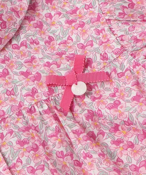 Tartine et Chocolat / タルティーヌ エ ショコラ シャツ・ブラウス | 【お揃い】リバティ(Aralia Pansy)タナローンブラウス(90~140cm) | 詳細10