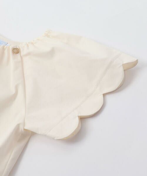 Tartine et Chocolat / タルティーヌ エ ショコラ シャツ・ブラウス | ハイブリッドタイプライタースカラップブラウス(100~140cm) | 詳細4