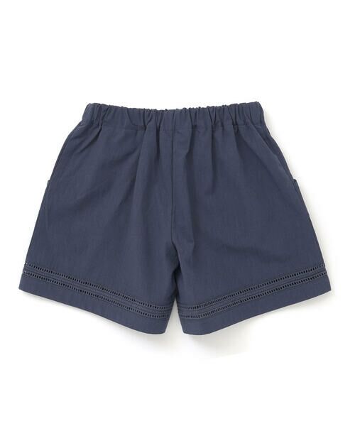 Tartine et Chocolat / タルティーヌ エ ショコラ ショート・ハーフ・半端丈パンツ | 綿テンセルハシゴレースショートパンツ(90~140cm) | 詳細1