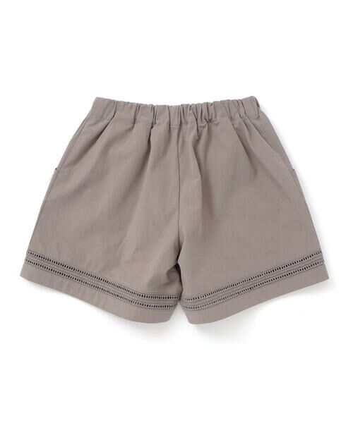 Tartine et Chocolat / タルティーヌ エ ショコラ ショート・ハーフ・半端丈パンツ | 綿テンセルハシゴレースショートパンツ(90~140cm) | 詳細2