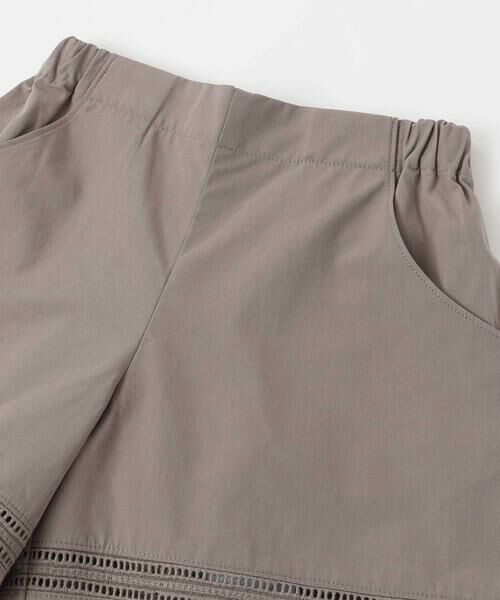 Tartine et Chocolat / タルティーヌ エ ショコラ ショート・ハーフ・半端丈パンツ | 綿テンセルハシゴレースショートパンツ(90~140cm) | 詳細3