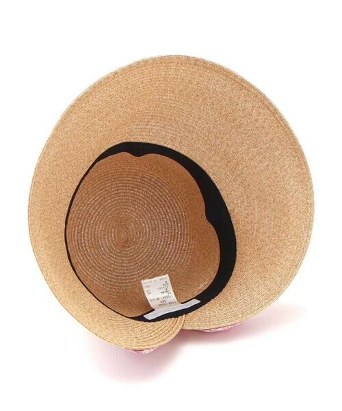 Tartine et Chocolat / タルティーヌ エ ショコラ ハット | 【UVカット】【お揃い】リバティ(Aralia Pansy)タナローンリボンハット(52~56cm) | 詳細5