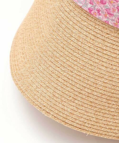 Tartine et Chocolat / タルティーヌ エ ショコラ ハット | 【UVカット】【お揃い】リバティ(Aralia Pansy)タナローンリボンハット(52~56cm) | 詳細6