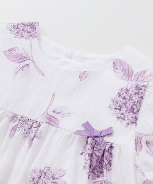 Tartine et Chocolat / タルティーヌ エ ショコラ ベビー・キッズウエア | 【日本製】オーガニックコットンフラワープリントブルマ付きワンピースべビー(70〜90cm) | 詳細3