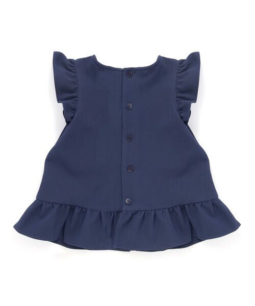 Tartine et Chocolat / タルティーヌ エ ショコラ ベビー・キッズウエア | 【お揃い】バタフライモチーフ袖フリルブルマ付きワンピースベビー(70〜90cm) | 詳細1