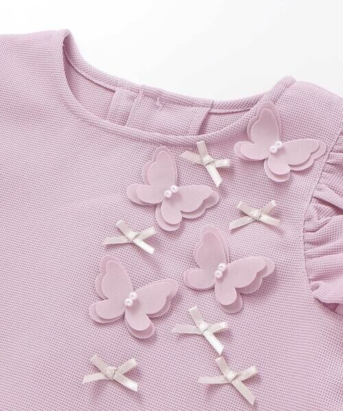 Tartine et Chocolat / タルティーヌ エ ショコラ ベビー・キッズウエア | 【お揃い】バタフライモチーフ袖フリルブルマ付きワンピースベビー(70〜90cm) | 詳細5