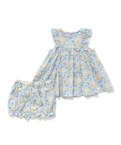 Tartine et Chocolat / タルティーヌ エ ショコラ ベビー・キッズウエア | 【日本製】【お揃い】リバティFlorence May(フローレンスメイ)ブルマ付きワンピースベビー(70〜90cm)