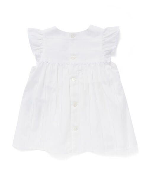 Tartine et Chocolat / タルティーヌ エ ショコラ ベビー・キッズウエア | 【日本製】【お揃い】オーガニックコットンストライプブルマ付きワンピースベビー(70〜90cm) | 詳細1